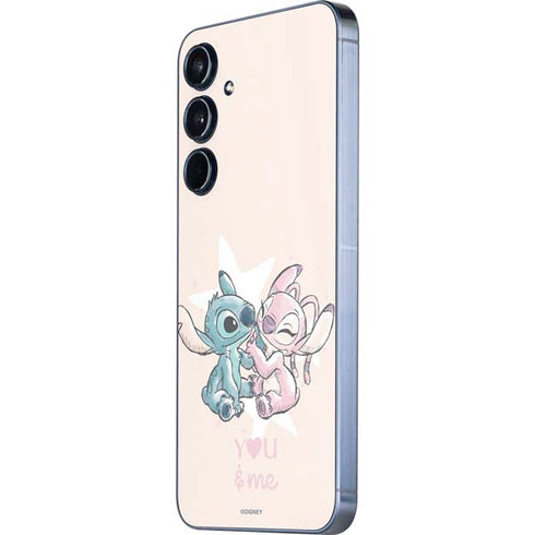 Disney Lilo and Stitch Stitch and Angel Galaxy A35 5G Skin